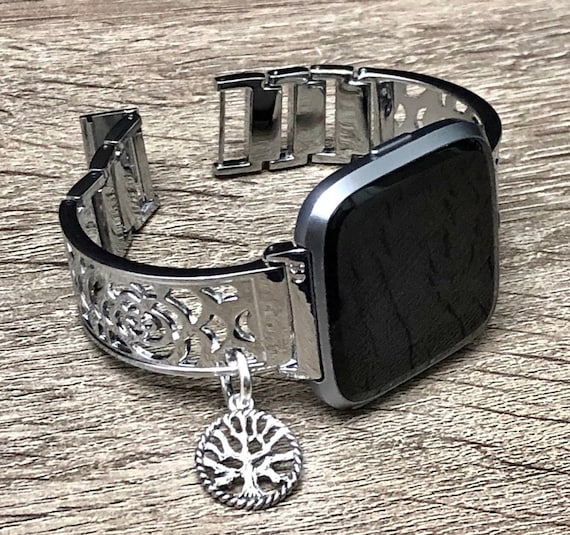 FITBIT VERSA WATCH Band Women Silver 