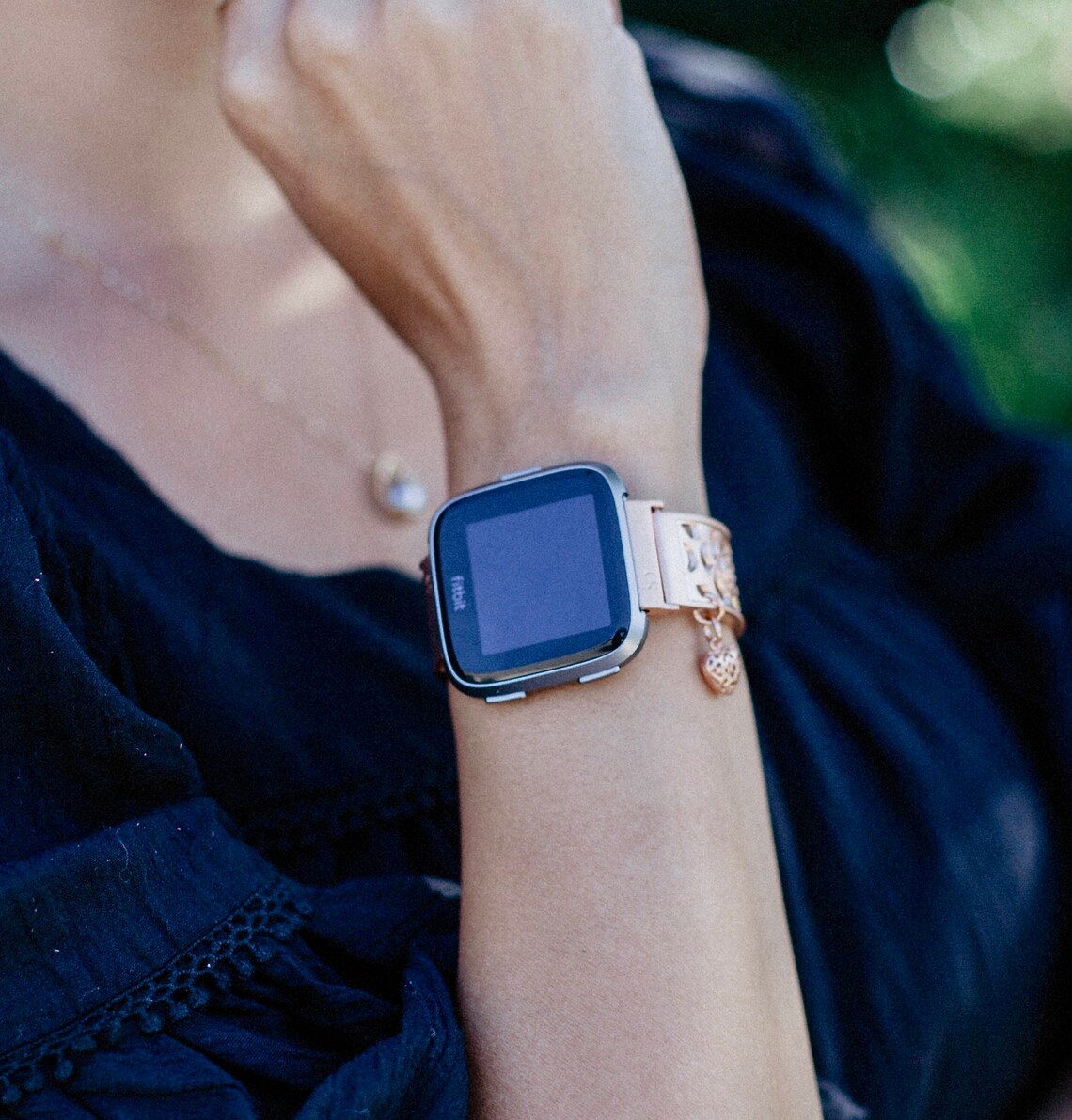 FITBIT VERSA 2 Watch Band Women Rose Gold Fitbit Versa Lite Etsy UK