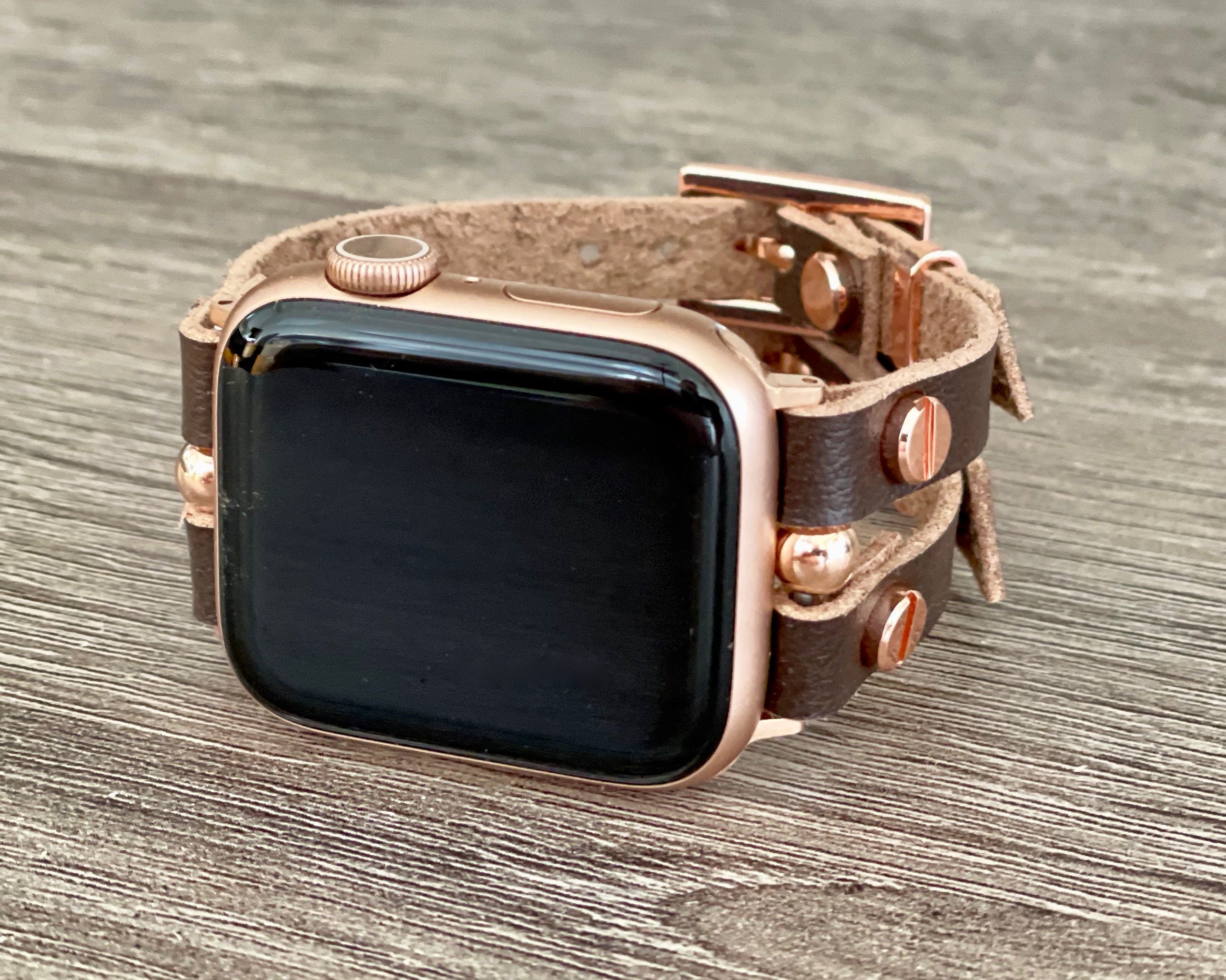 dark brown apple watch band