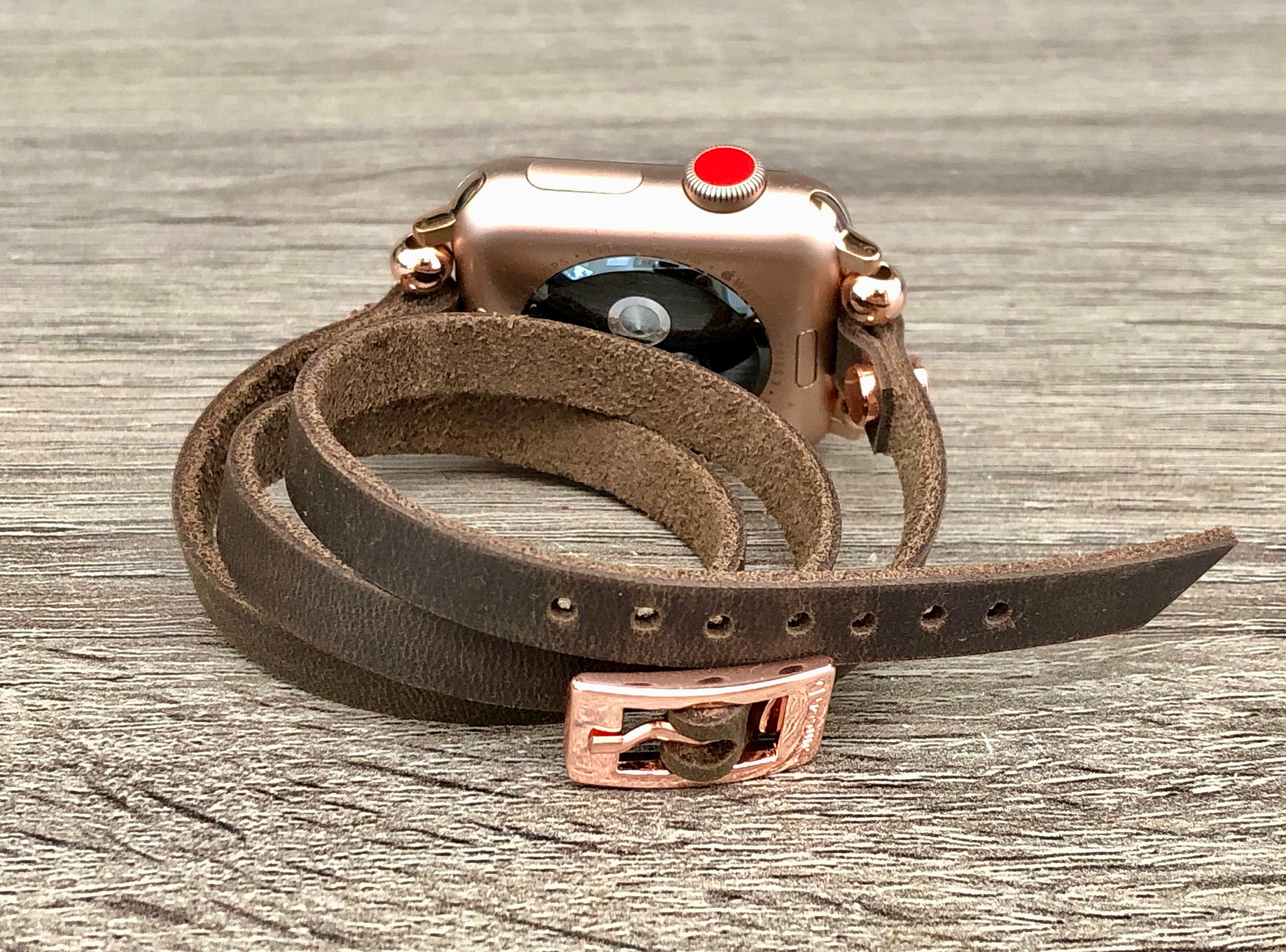 BoHo APPLE WATCH BAND Rustic Leather iWatch Strap Multi Wrap Smart