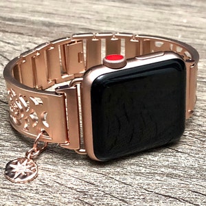 Oro rosa Apple Watch Band 38mm 40mm 41mm 42mm 44mm 45mm | Etsy España
