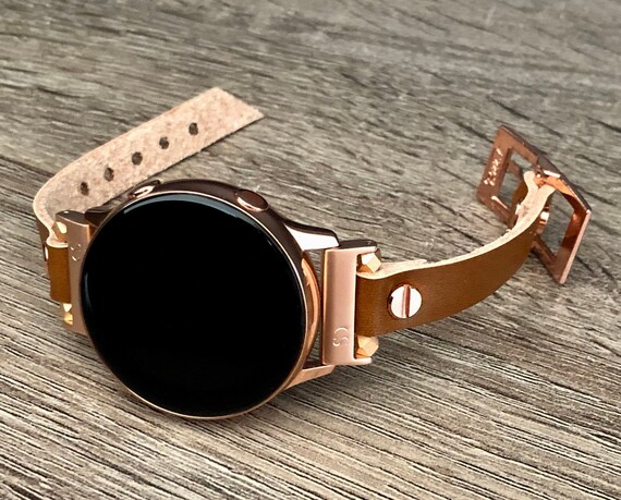 Samsung Galaxy Watch 42mm Leather Bracelet Galaxy Watch Active | Etsy