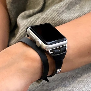 LV, apple watch band, 2LV Black, Apple watch straps, Lv Apple watch band,  Series 1, 2, 3 …