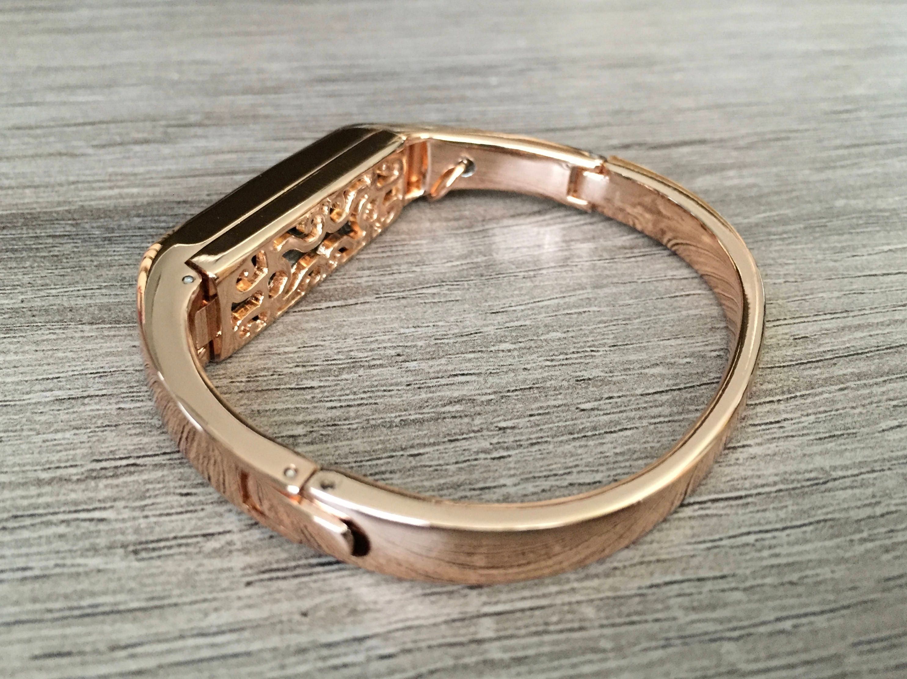 Rose Gold Color Band for Fitbit Flex 2 Fitness Tracker Bangle Etsy