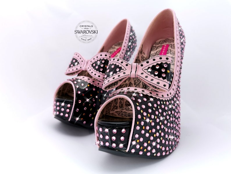 swarovski wedding heels