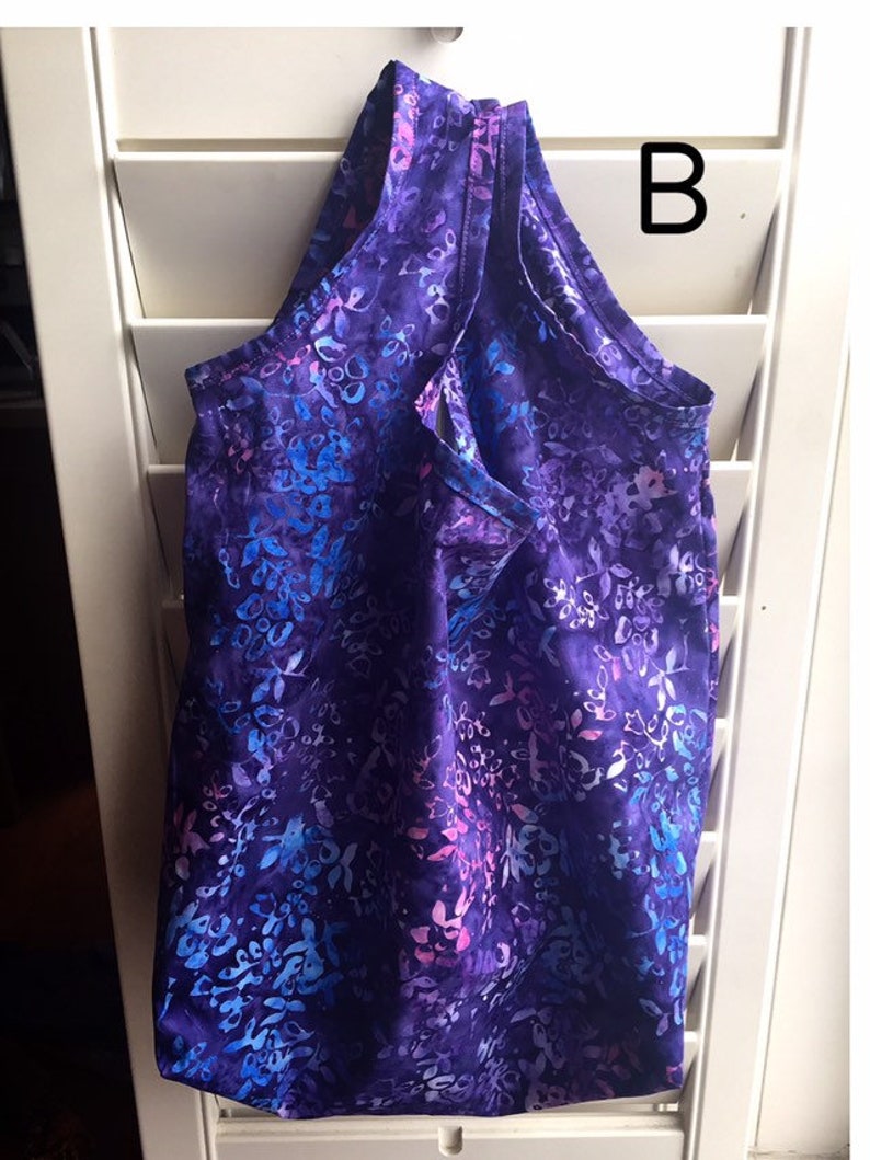 Eco bag,Foldable grocery bag,Eco friendly market bag,Reusable market bag,folding bag.Batik fabric.