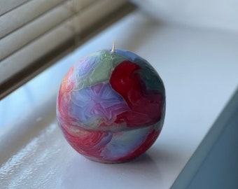 Candle Ball | Candle Decor | Colourful | Unique Candle | Housewarming Gift | Long Lasting Candle.