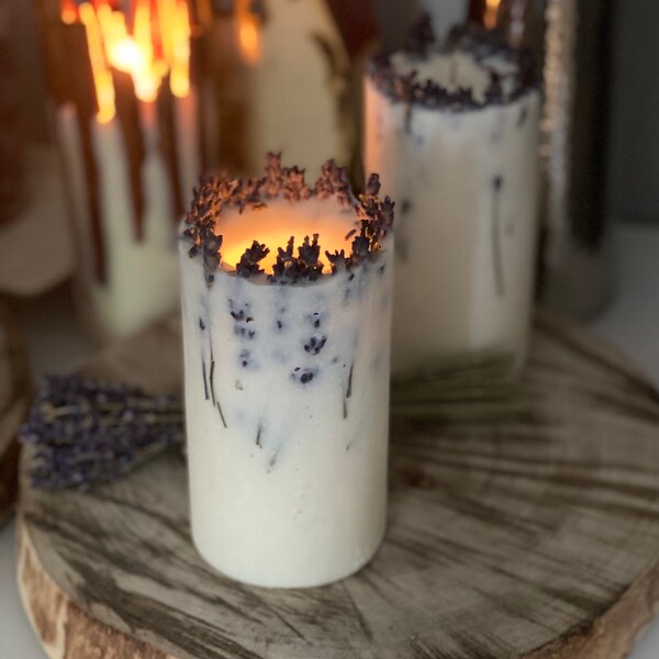 Soy Pillar Candles Etsy