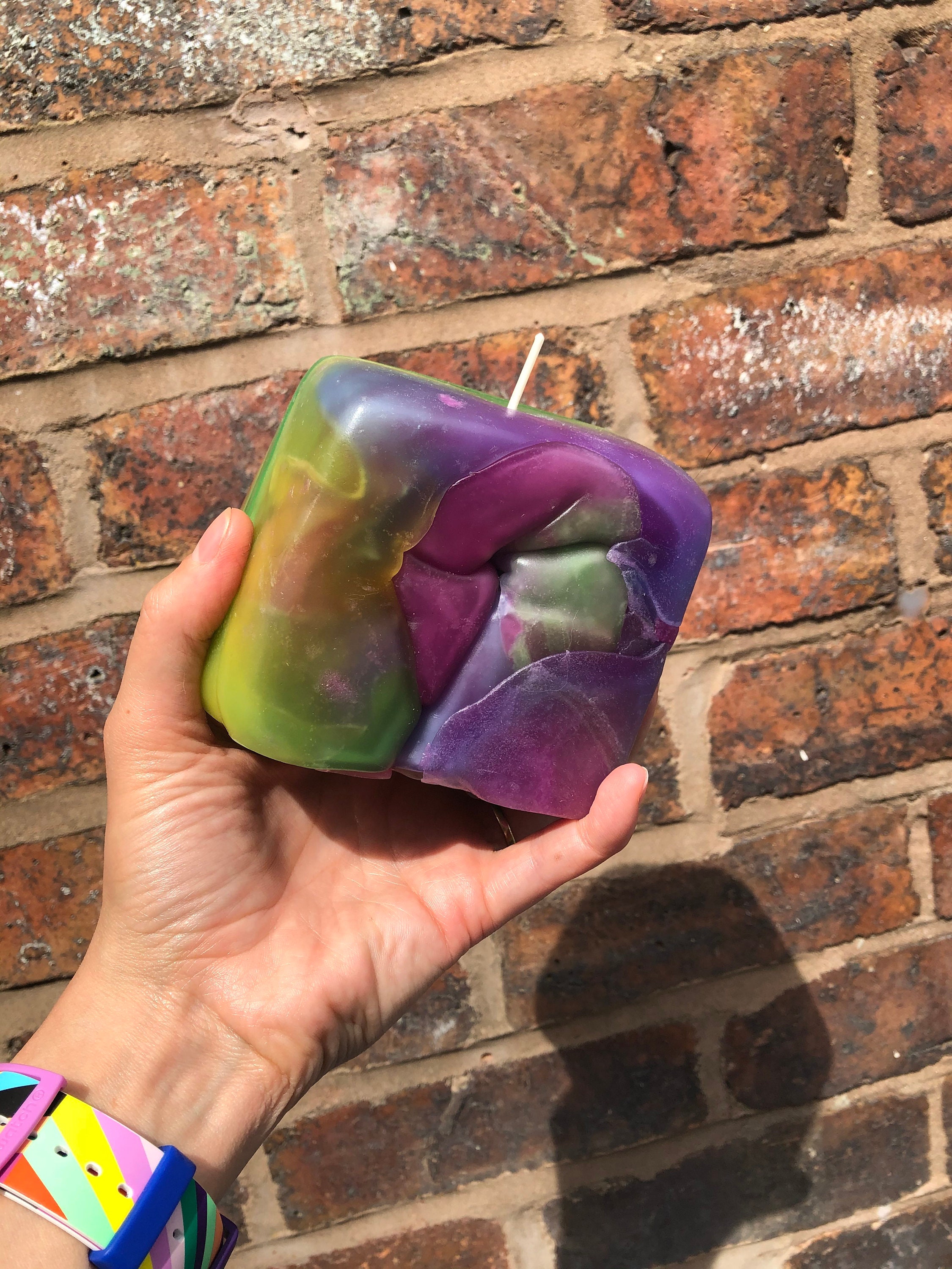 Rainbow CandlesChunky CandlesFancy CandlesFunky Etsy