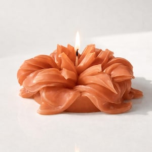 Handmade Terracotta Sculptural Candle | Artistic Decorative Candle | Functional Art Object | Unique Home Decor Gift