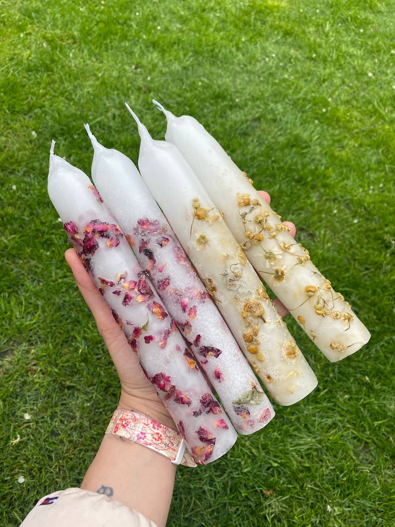 Unity Set Candles Botanical Wedding Candles Centrepiece Etsy UK