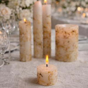 Mini botanische Gastgeschenkkerze | Handgefertigte Hochzeit Gastgeschenke Bild 20