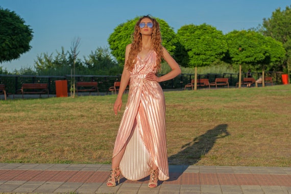 rose gold dress women