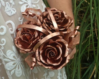Bouquet da sposa rustico, sposa boho, posy rosa, fiori matrimonio, bouquet sposa, sposa insoliti fiori, gotico, steampunk matrimonio