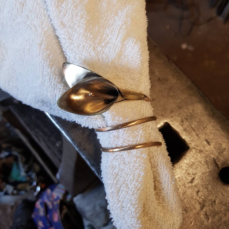 Bronze Calla Lily Napkin Rings Wife or Husband Present 8th Etsy UK