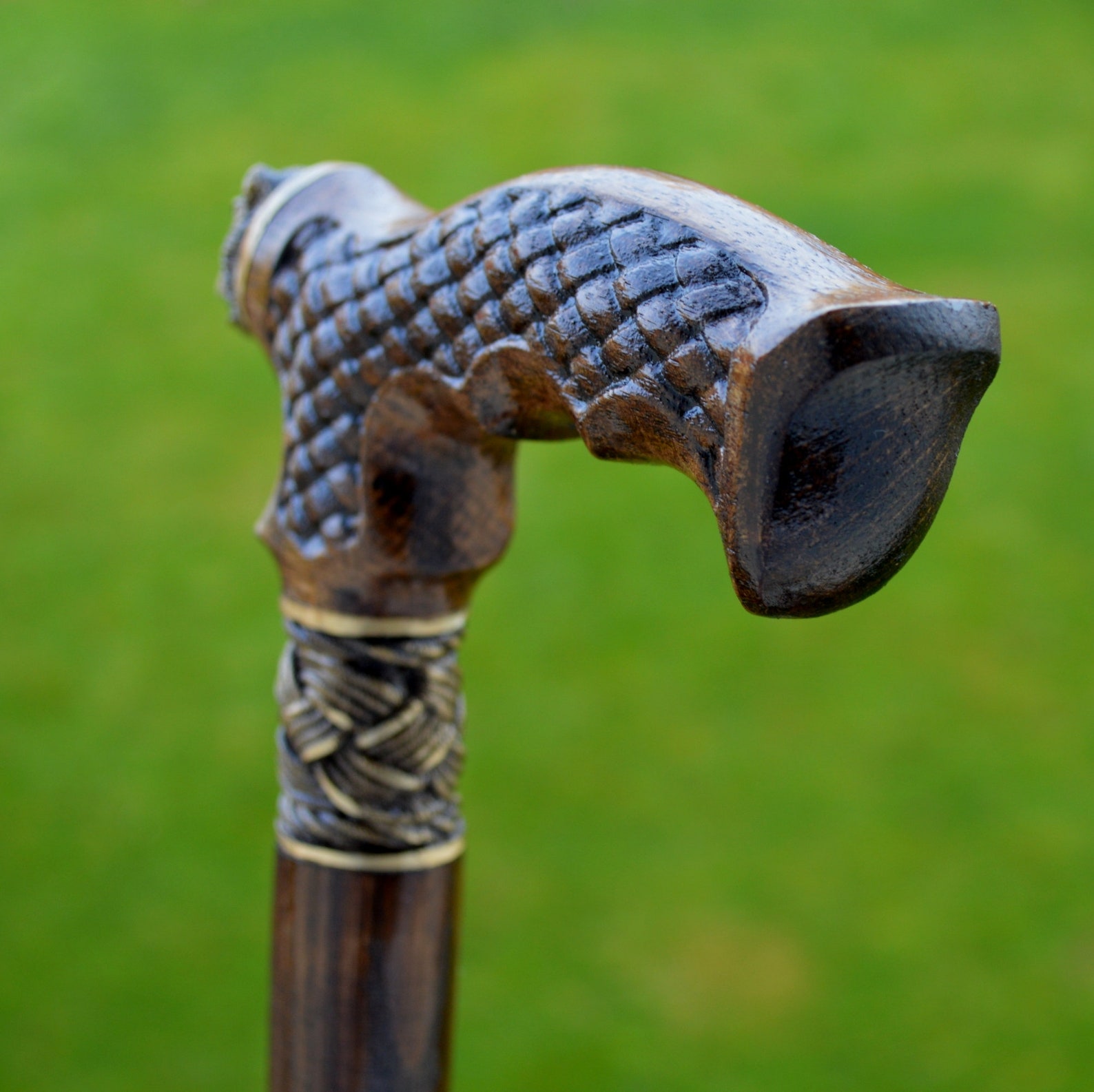 BEAR OAK wood Canes Wooden Cane Walking Cane Wooden Sticks Etsy