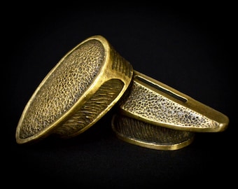Set Finger Guard Bolster & Pommel Custom Knife Knives Blade Making Set Knife Making Handle Manufacturer Collection Hand-Casted Solid Bronze