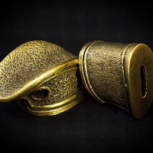 Set Finger Guard Bolster & Pommel Custom Knife Knives Blade Making Set Knife Making Handle Manufacturer Collection Hand-Casted Solid Bronze