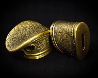 Set Finger Guard Bolster & Pommel Custom Knife Knives Blade Making Set Knife Making Handle Manufacturer Collection Hand-Casted Solid Bronze
