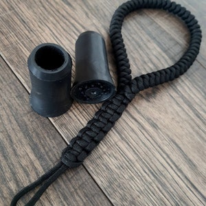 Wrist Strap + 2 rubber tips Cane Accessories Walking Cane Walking Stick Paracord Strap
