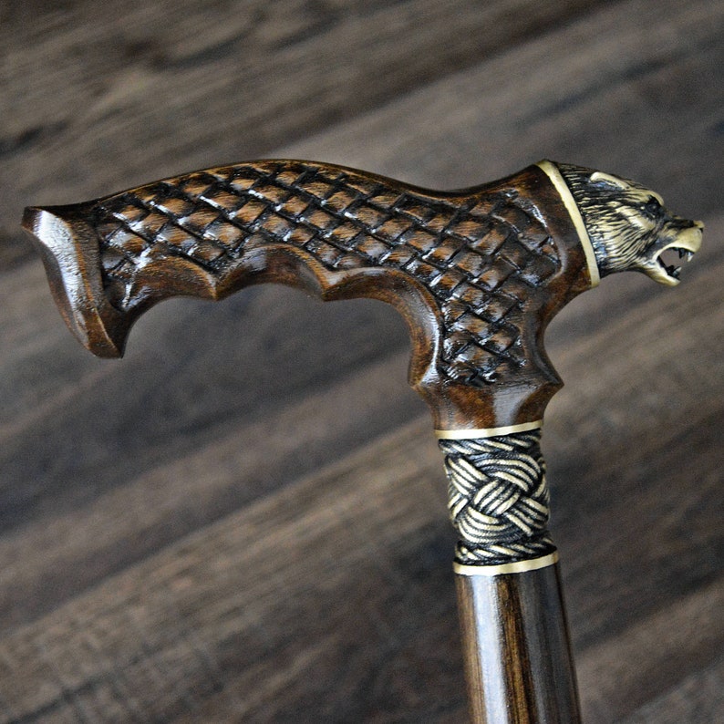 OAK Wood Canes Wooden Cane Walking Cane Wooden Sticks Walking Stick ...