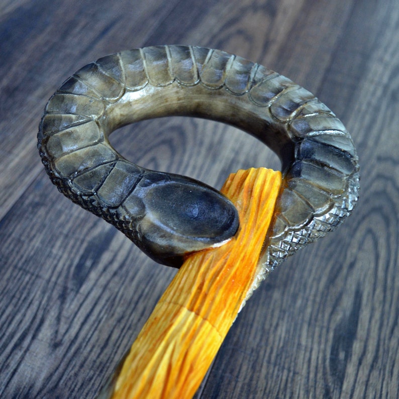 Snake Canes Walking Sticks Wood Reeds Cane Wooden Handcarved Etsy UK