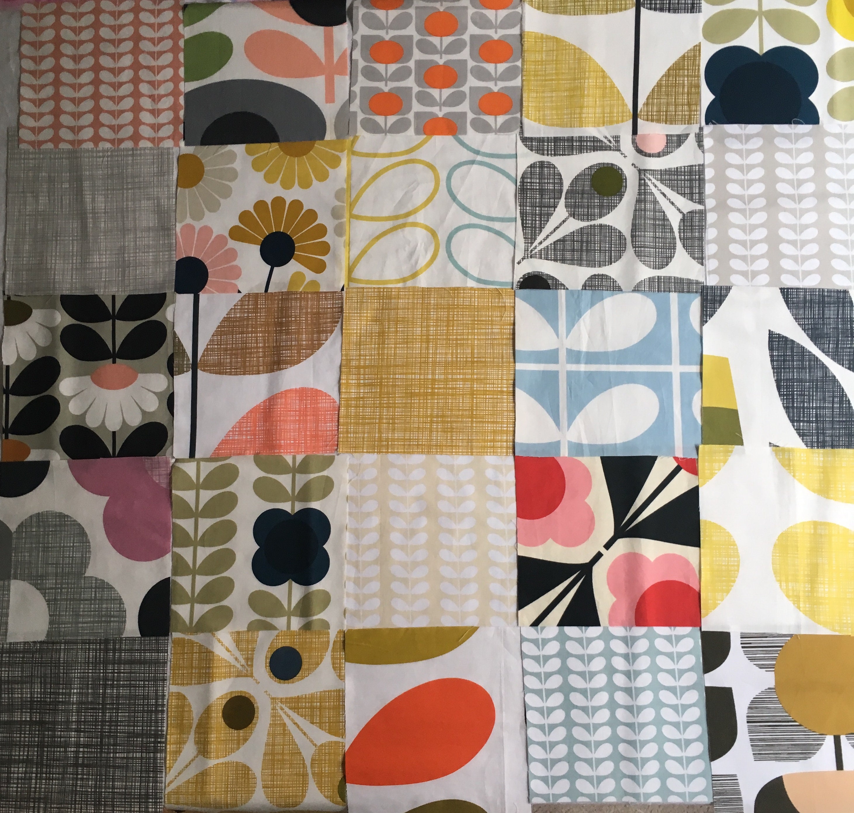 Orla Kiely bundle 25 pieces each 6 15cm x 15cm square Etsy