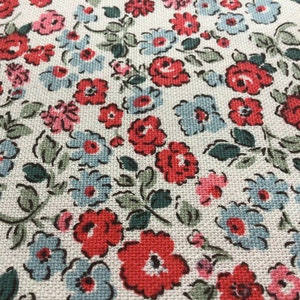 FABRIC Cath Kidston Dulwich Ditsy Flowers Multi 20” 50cm x 50cm Square 100% Cotton Duck New