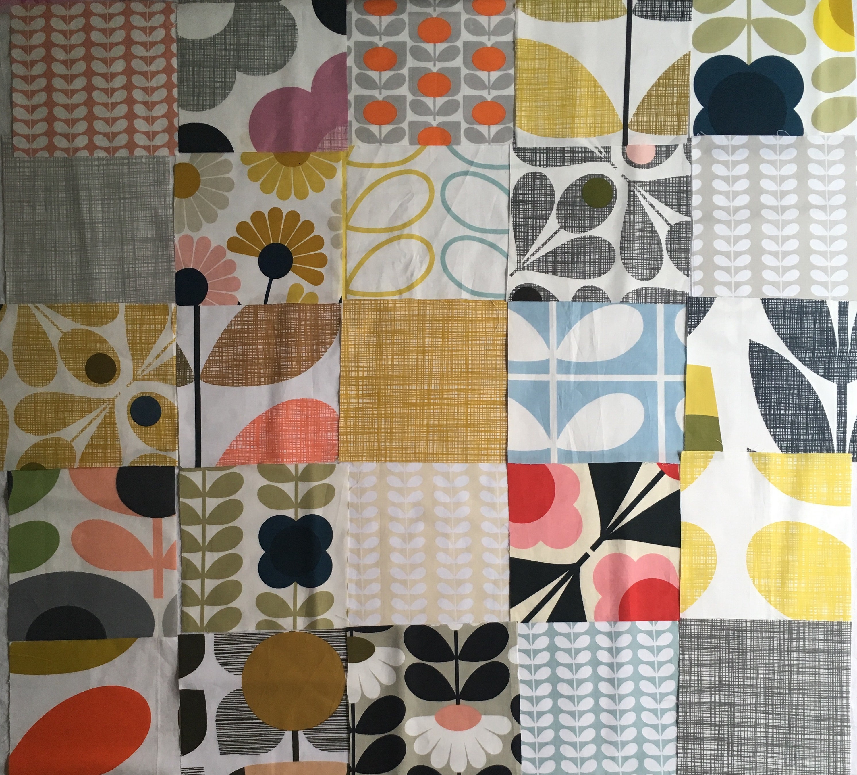 Orla Kiely bundle 25 pieces each 6 15cm x 15cm square Etsy