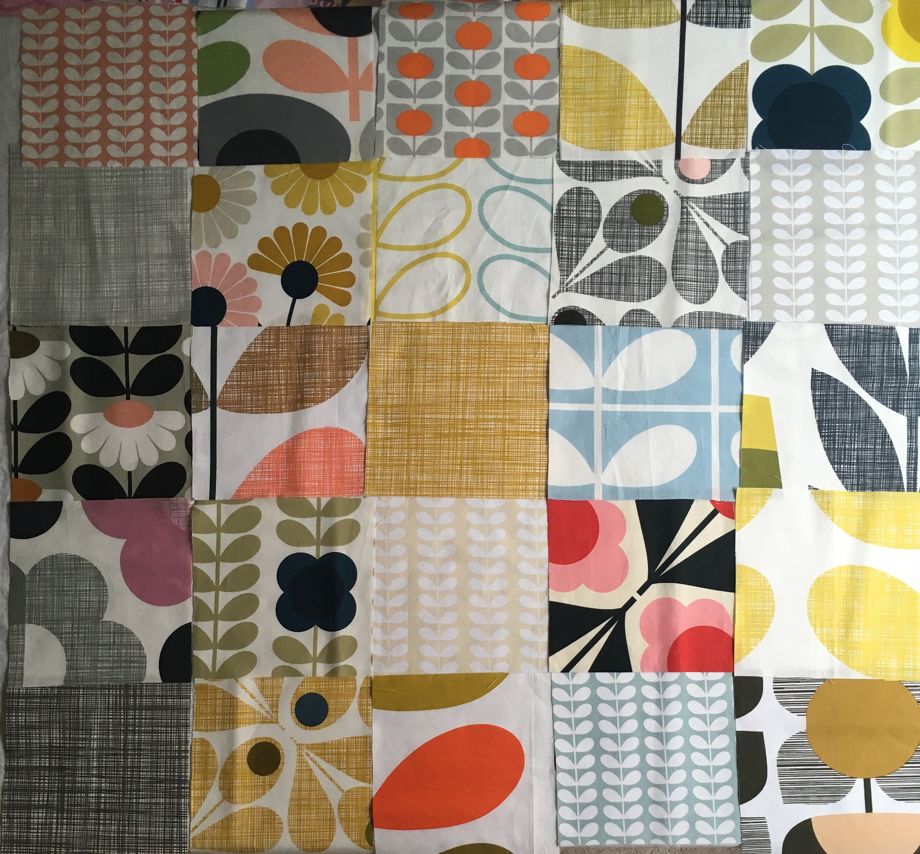 Orla Kiely bundle 25 pieces each 6 15cm x 15cm square Etsy