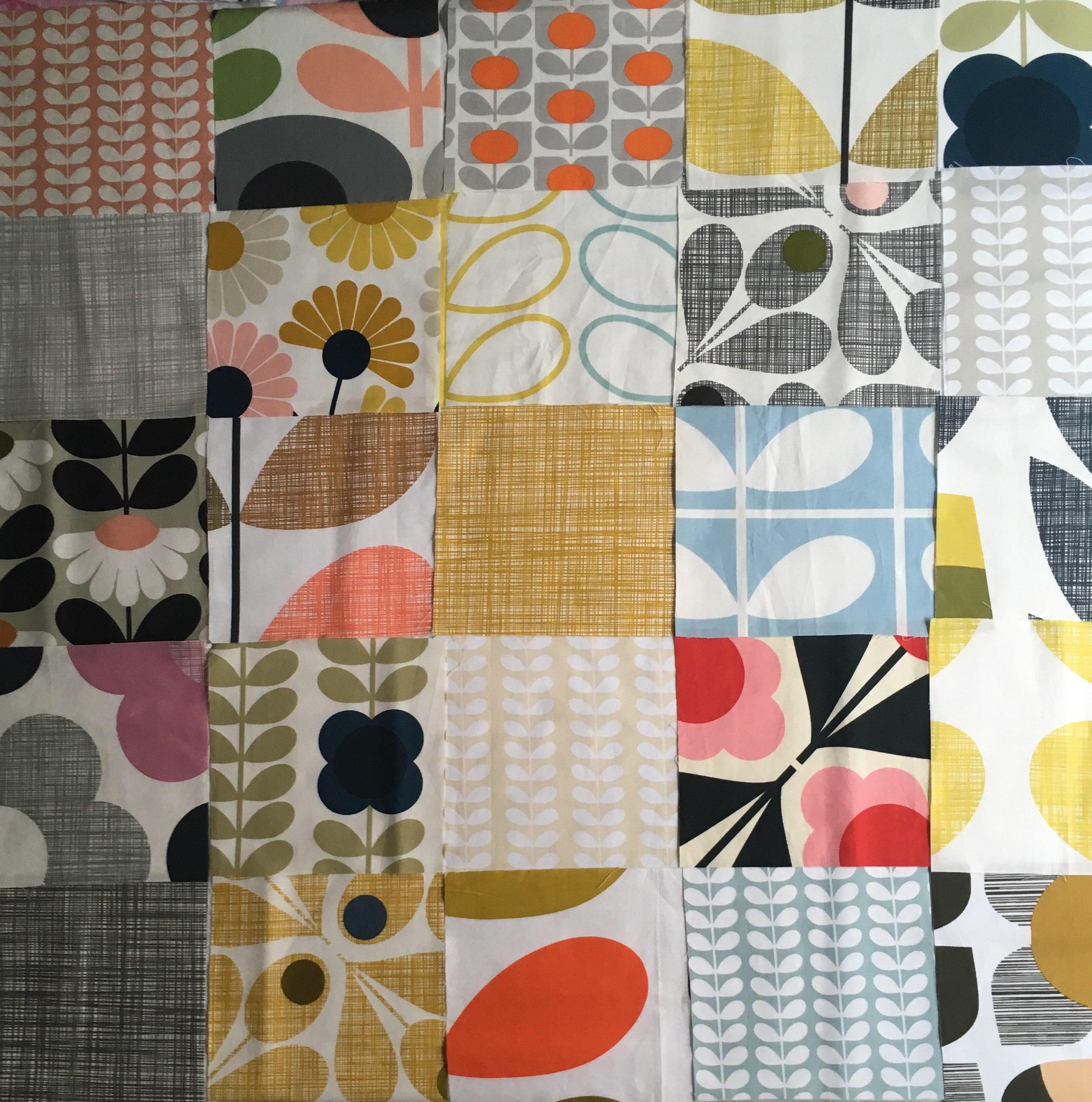 Orla Kiely bundle 25 pieces each 6 15cm x 15cm square Etsy