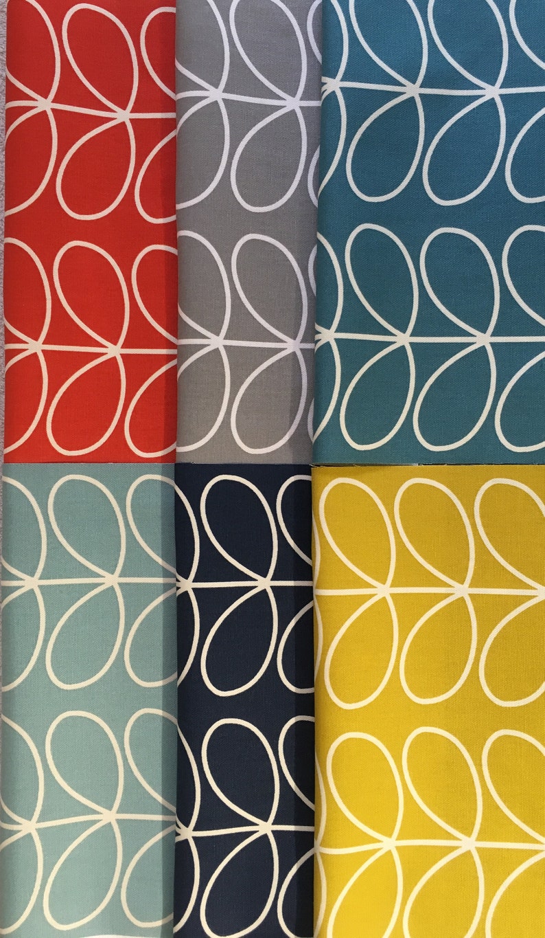 Orla Kiely Stem Linear 6 Piece Bundle Dandelion Whale Navy Etsy UK