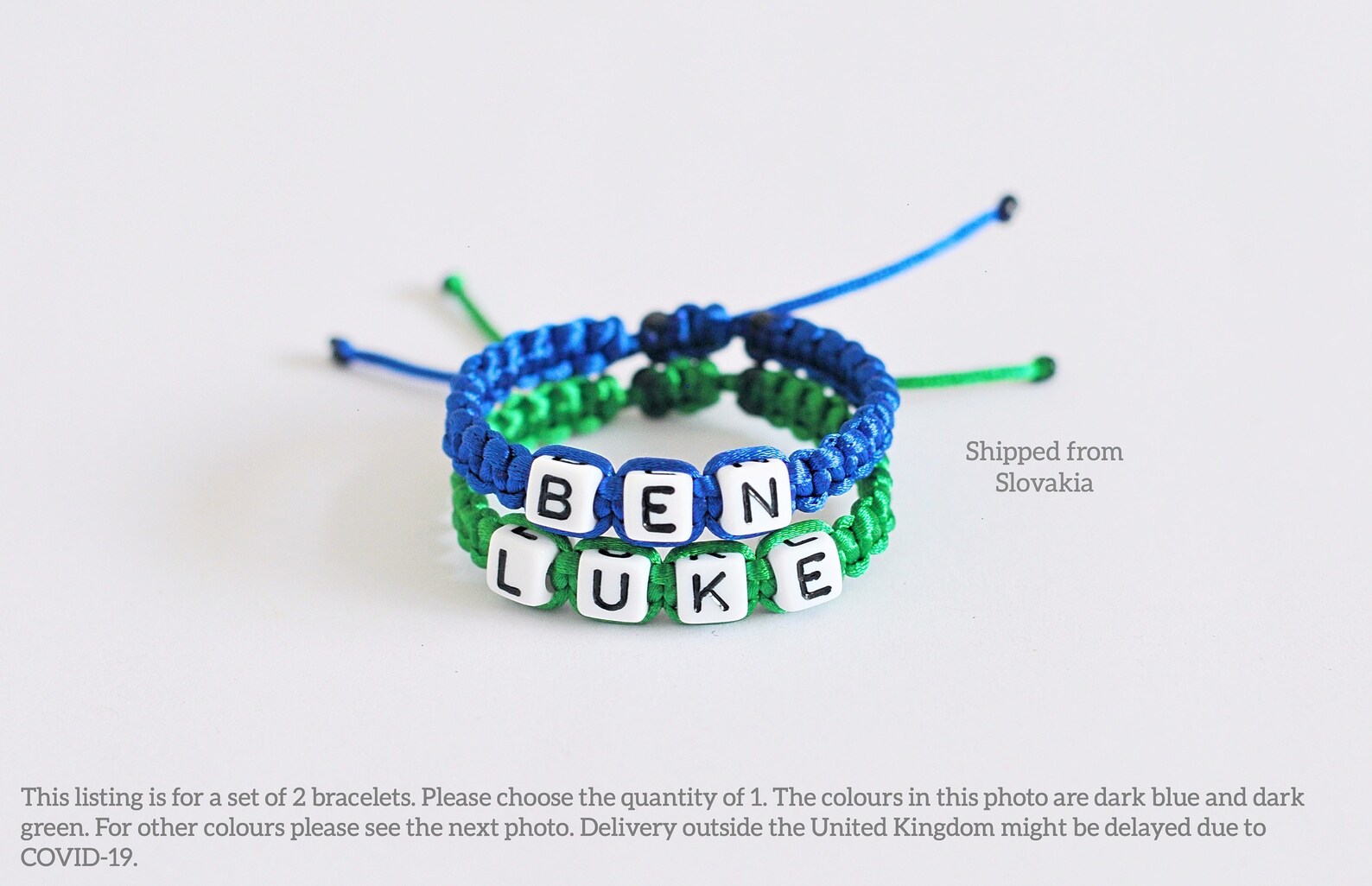 Twin baby bracelet / bracelets for twins / initial bracelet / Etsy