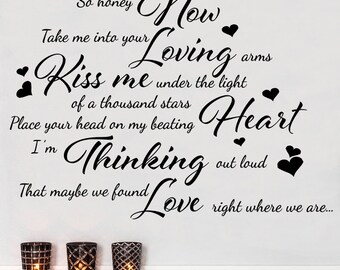 Thinking out loud | Etsy