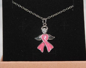 Breast Cancer Pendant Necklace