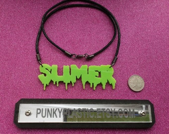 Acrylic Slimer necklace