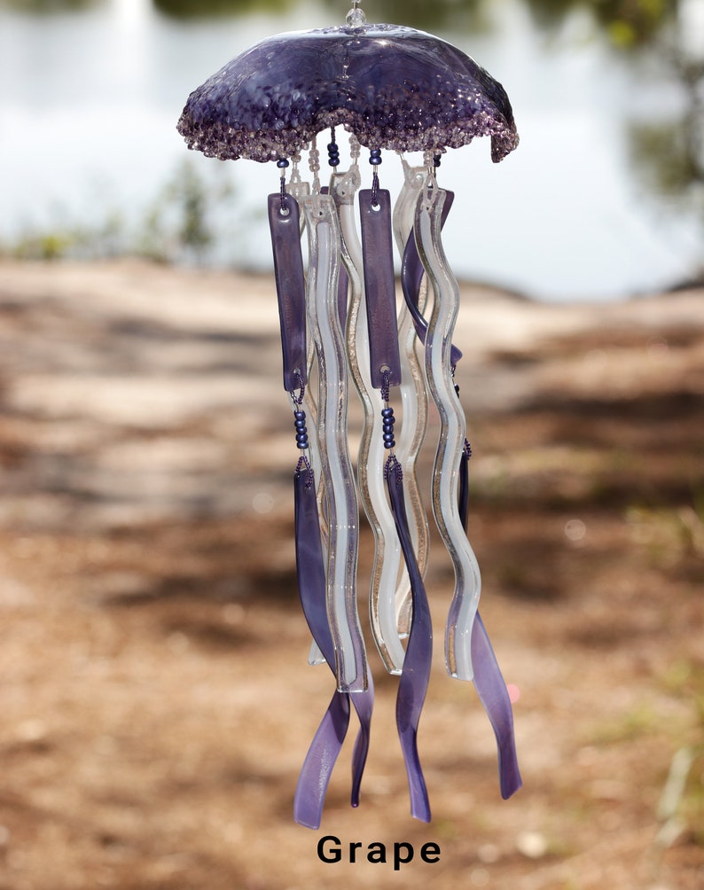 Jellyfish Wind Chime Etsy