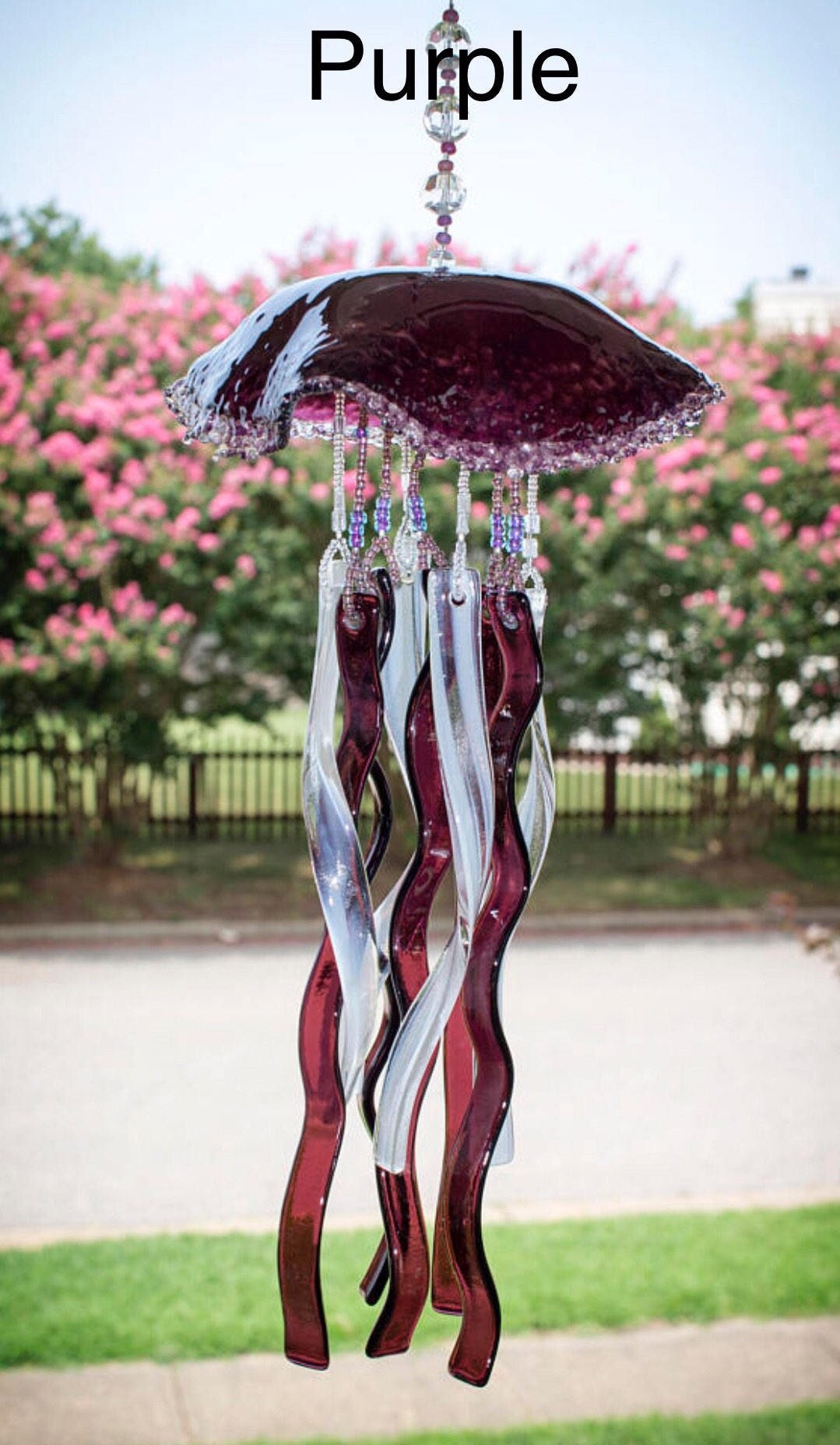 Jellyfish Wind Chime Etsy