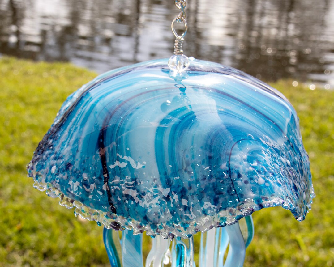 Blackberry Jellyfish Wind Chime Etsy