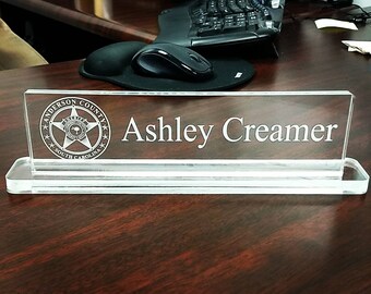 Police Name Plate Etsy