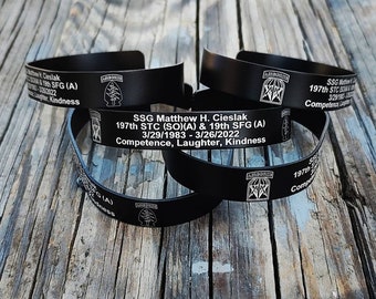 SSG Matthew H. Cieslak Memorial Bracelets