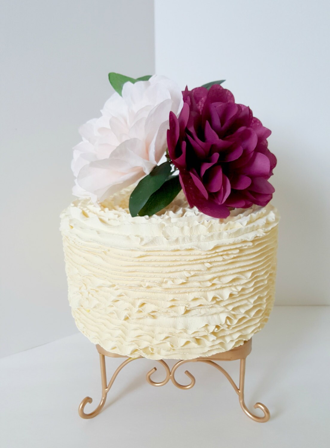 Floral Cake Topper Bridal Shower Topper Smash Cake Topper Etsy