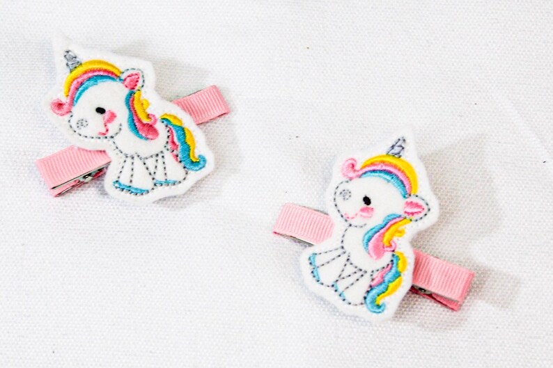 Unicorn Hair Clips for Girls Unicorn Hair Barrette Set