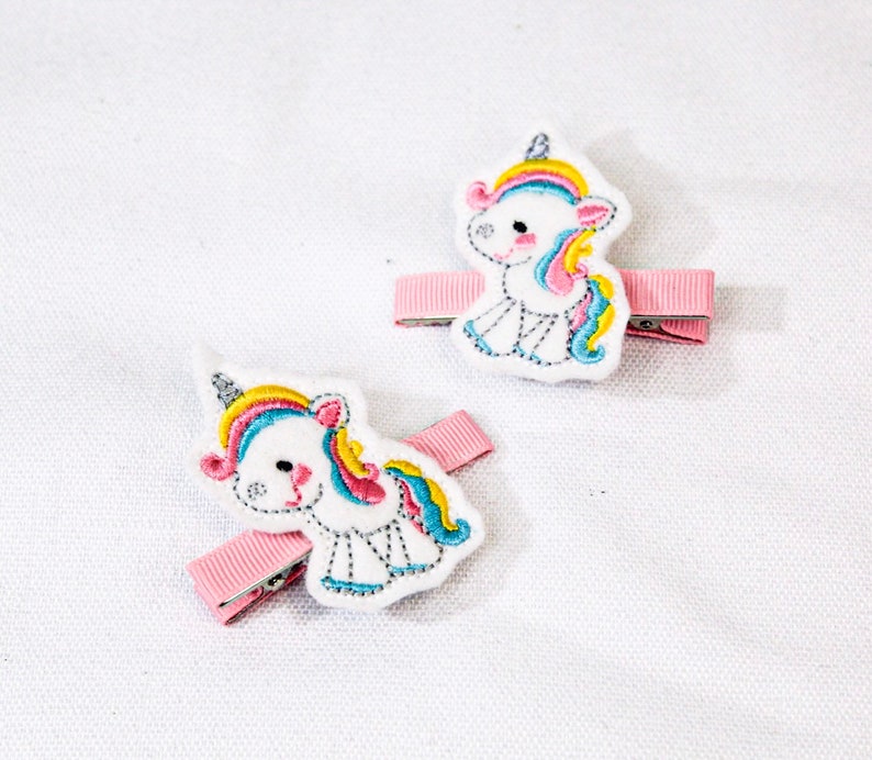 Unicorn Hair Clips for Girls Unicorn Hair Barrette Set
