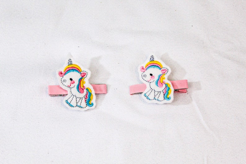 Unicorn Hair Clips for Girls Unicorn Hair Barrette Set