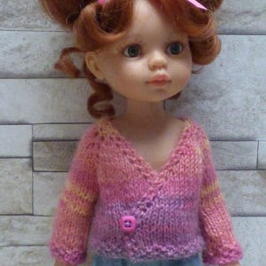 WRAP VEST for 33 cm (13 inch) dolls Little darling, Les Chéries de Corolle, les Amigas de Paola Reina, les Minouche Clothing