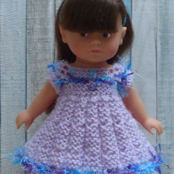 Vêtement poupée 20cm Mini Corolline de Corolle ou autres poupées de 20 cm ( 8 pouces )  robe en laine
