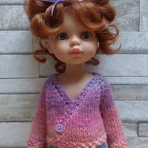 WRAP VEST for 33 cm (13 inch) dolls Little darling, Les Chéries de Corolle, les Amigas de Paola Reina, les Minouche Clothing