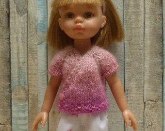 Clothes for 33 cm doll for Mini Maru & Friends, Little Darling, Chérie de Corolle, Paola Reina, Minouche 13 inches WRAP SKIRT
