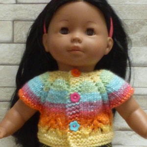 Clothing for MA COROLLE doll 36 cm (14.17 inches) &quot;Multicolored&quot; sleeveless vest